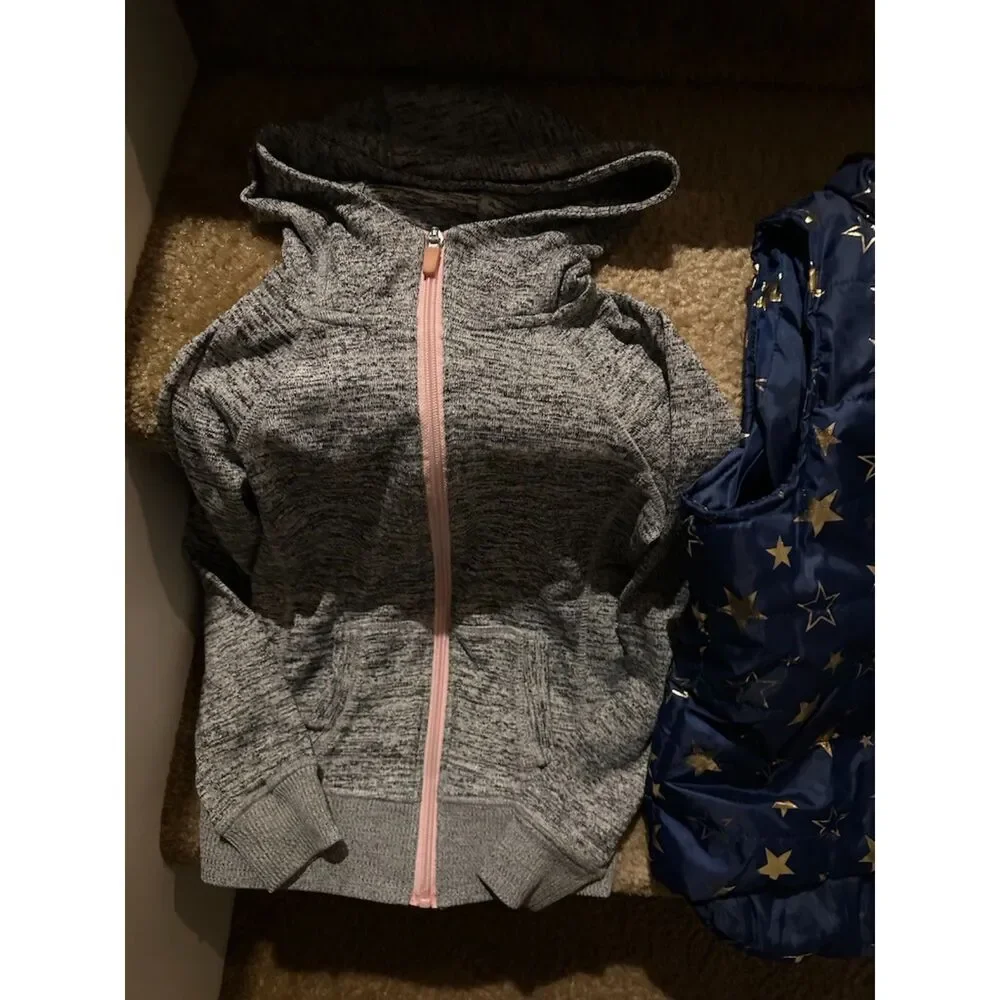Lot of Different Girl Clothes - Jackets & 1 Vest Size 7/8
